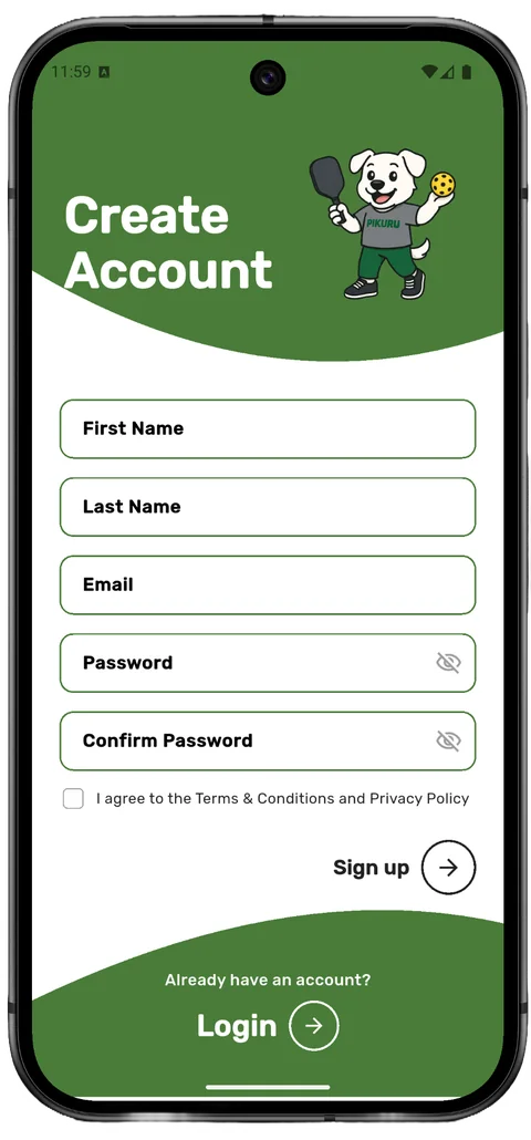 Pikuru mobile app preview